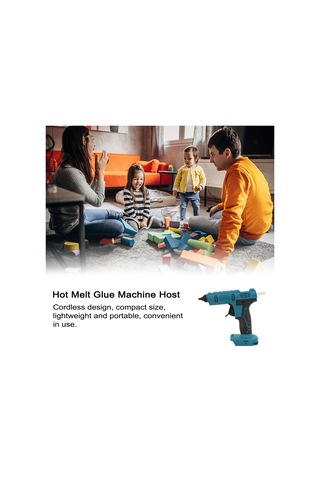 Geeksen Profesyonel Kablosuz Sıcak Tutkal Makinesi Taşınabilir Şarj Edilebilir El Sanatl Silikon Tabancası