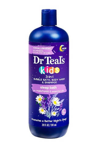 Dr.teals Kids Sleep Bath 3in1 Banyo Köpüğü + Vücut Şampuanı + Şampuan 591ML