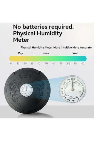 Ruicoo Akustik Gitar Nem Regülatörü - Nem Ölçerli Ses Delik Nemlendirici, Gitar Bakımı Ve Hasarı Önleme Aleti