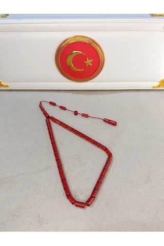 Ateş Kehribar Tesbih Erkan Çubukçu Usta Yapımı 95169353