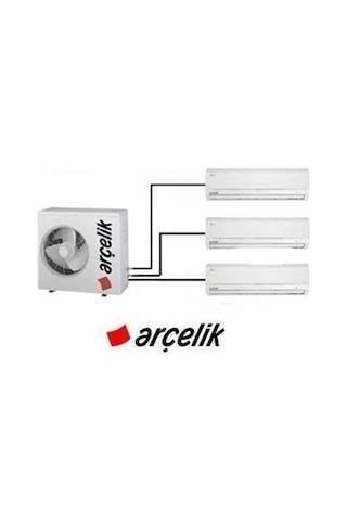Arçelik ZM18103-9912 18000 BTU 1 Dış + 3 İç Ünite (9+9+12) Duvar Tipi Multi Inverter Klima
