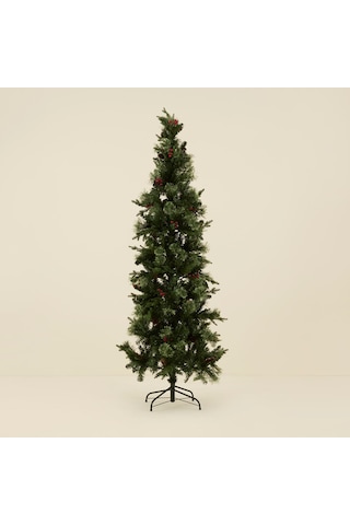 Karaca Home New Year Yılbaşı Karlı Kokina Ve Kozalaklı Yılbaşı Çam Ağacı 210 Cm 996 Dal