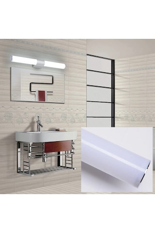 Leezsing Modern Led Banyo Aynası Aydınlatma - 40cm 16w Beyaz Işık, Suya Dayanıklı, Kolay Kurulum, Enerji Tasarruflu Beyaz
