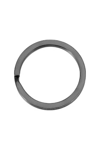 30 Adet Platin Renk 3 Cm Metal Anahtarlık Halkası