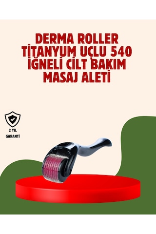 Mey İthalat Dermaroller 1 Mm Akne İzleri Ve Çatlak Giderici Cilt Bakım Aleti