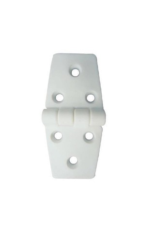 Saray 10'lu Plastik Menteşe. Uzun-uzun Model. Beyaz. 37x78mm