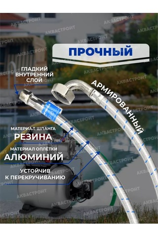 Thermofix Yüksek Basınçlı Hidrofor Hortumu Açılı 1x1''0.7 136631370