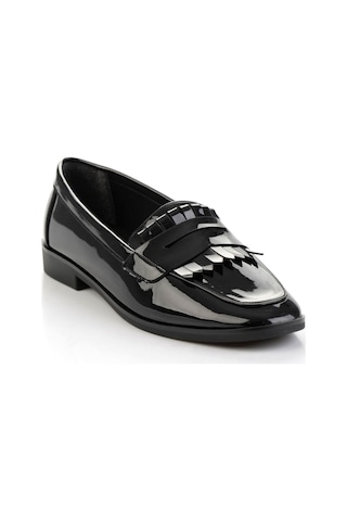 Siyah Kadın Loafer Ayakkabı K01212011098 Siyah