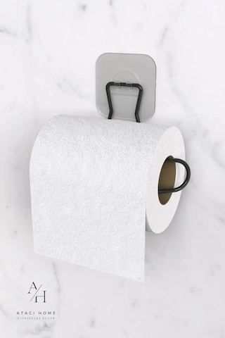 Atacı Sticker Yapışkanlı Dekoratif Tuvalet Kağıdı Tutacağıı
