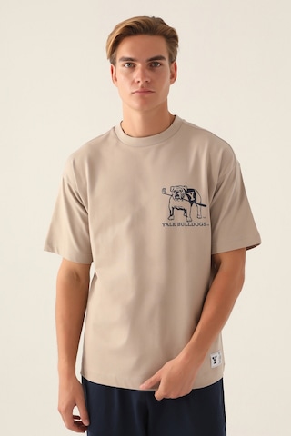 Yale Buldogs Kum Erkek T-shirt 5274-42835 Kum