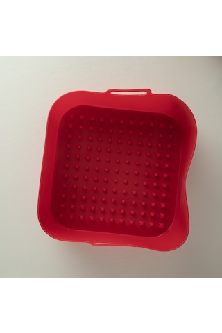 Aryıldız Dailytools Air Fryer Pişirme Kabı Kırmızı 21 Cm Çok Renkli