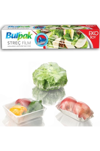 Burpak Streç Film 45 Cm X 166 M 9.5 Mikron Kayar Bıçaklı