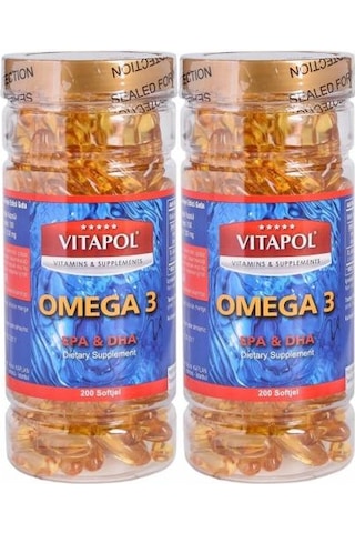 Vitapol Omega 3 Balık Yağı 2X200 Softgel