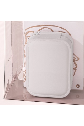 Youtek Taşınabilir Led Aynalı Makyaj Çantası - 3 Renk Aydınlatma, Dokunmatik Kontrol, Toz Geçirmez Yeşil