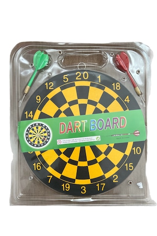 Alp İğneli Rakamlı Çift Taraflı Dart 24 Cm 2 İğne