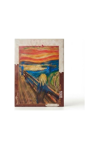 Ünlü Eserler Serisi: Çığlık 1000 Parça Art Puzzle - Duvarınızdaki Sanat