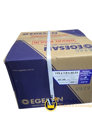 Egesan 115 X 1,0 X 22,23 Inox Serisi İnce Kesme Diski 400 Adet