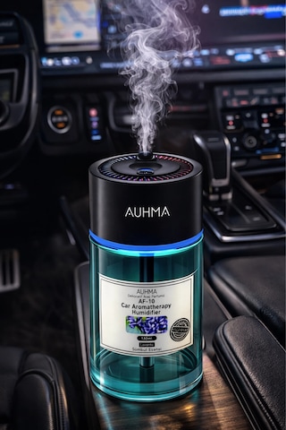 Auhma Af-10 Şarjlı Araç İçi Nemlendirici & Aromaterapi Difüzörü - Yıldız Projeksiyonlu, 120ml