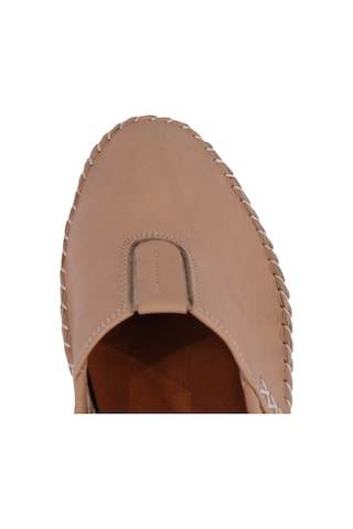 Napa Shoes Nefes Alan Hakiki Deri Rahat Taban Kadın Casual Ayakkabı Napa-108 Bej