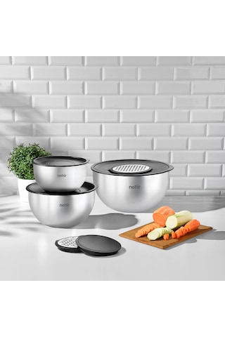 Deluxe 106 Parça Paslanmaz Çelik Çeyiz Seti Gümüş