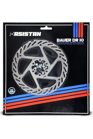Asistan Bauer Dr10 Rotor160mm-steel 6 Vida Mtb Performans Rotor Siyah