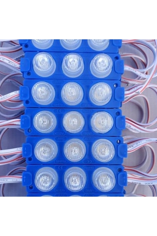 12v 3w Mavi Modül Led 20 Adet