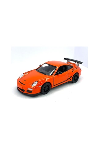Turuncu 2010 Porsche 911 Gt3 Rs 1/36 Çek Bırak Die-cast Model Araç