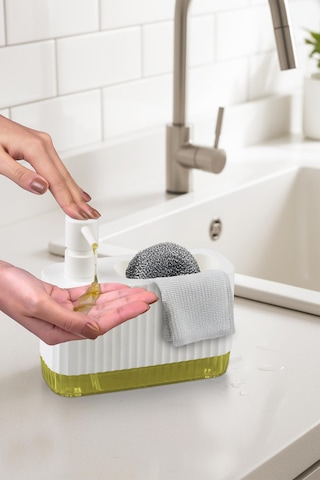 Okyanus Home Coliseum Sıvı Sabunluk Seti Beyaz Beyaz