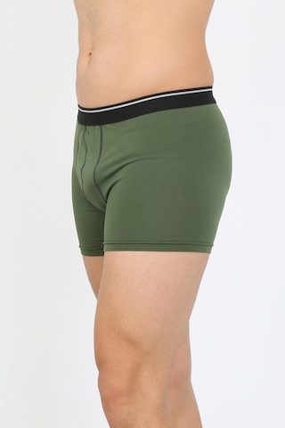 İbrahim Burak Etiler Collection Moda Çizgi Erkek Pamuk Likralı Boxer Haki 40133