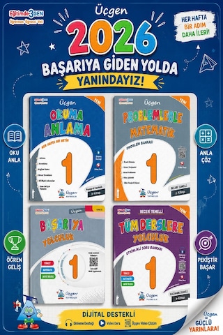 1. Sınıf Üçgen 4lü Kitap Seti