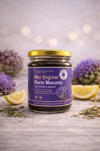 Mor Enginar Bitkisel Macun 240g Doğal Bitkisel Karışım 1 Li