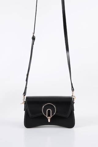 Ççs 17566 Kadın Omuz Askılı El Çantası-siyah Siyah