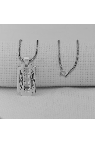 Takıhan Jilet 925 Ayar Erkek Gümüş Kolye