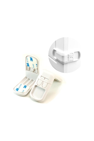 Çocuk Koruma Kilidi 2 Adet Köşe Bebek Güvenlik Kilit Dolap Çekmece