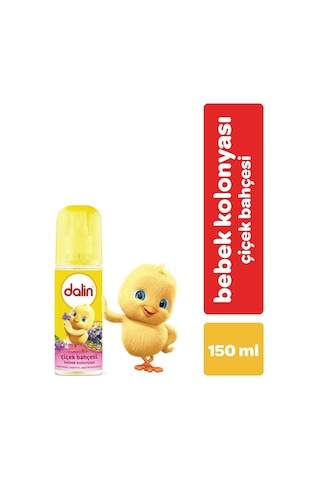 Dalin Bebek Kolonyası 150Ml Çiçek Bahçesi (Menekşe-Yasmin-Yeşil E