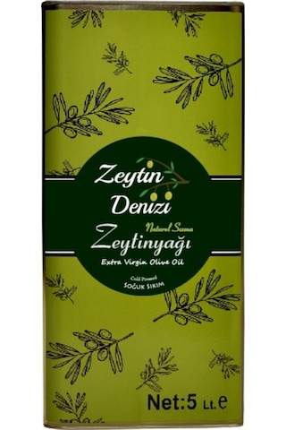 Zeytin Denizi Soğuk Sıkım Naturel Sızma Zeytinyağı 5 L