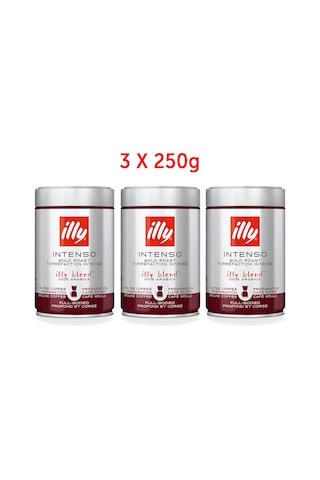 illy Filtre Kahve (3x250gr) Koyu Kavrulmuş illy Filtre Kahve (3x250gr) Koyu Kavrulmuş