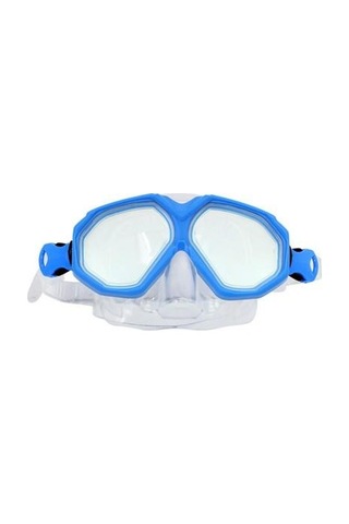 Speedo Sol25002c-tcbk Au Dual Lenses Mask With Snrkl Unisex Şnorkel Set Mavi