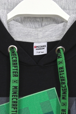 Minecraft Creeper Desenli Kapüşonlu Erkek Çocuk Hoodie 5 - 13 Yaş Siyah