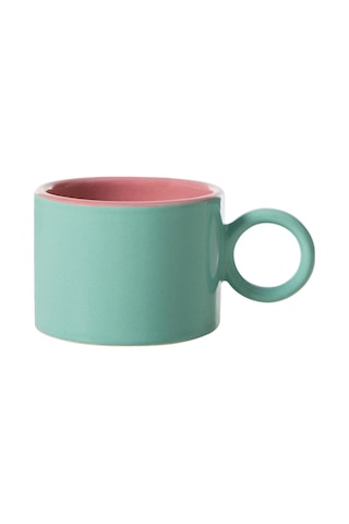 Mudo Home Colourful Kupa - Turkuaz 205ml Çok Renkli