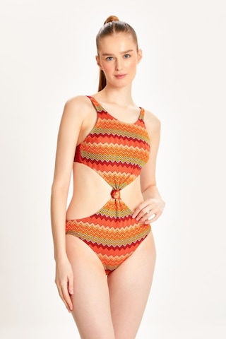 Too Salty Swimwear Kadın Bordo Dantelli Halter Yaka Mayokini 24s130st Bordo