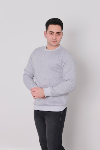 Fk Fashion Fkfashion Sweatshirt 22FK0119 Açık Gri