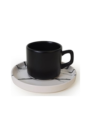 Mermer Stackable Çay Takımı 12 Parça 6 Kişilik 17951 çok renkli