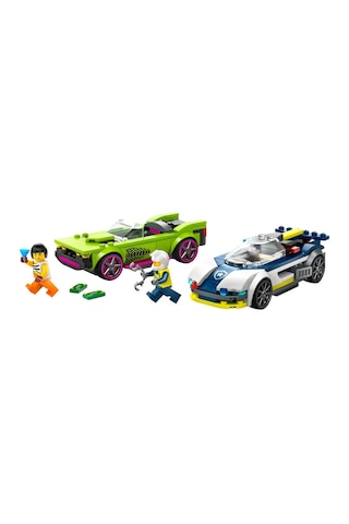 LEGO® City Polis Arabası ve Spor Araba Takibi 60415 6+ Yaratıcı Oyuncak Yapım Seti - 213 Parça