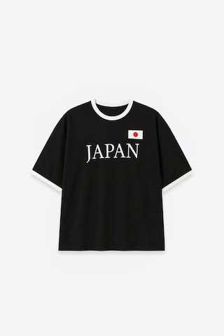 Fıfa World Cup 26 Japonya Oversize Tişört Siyah Fıfa World Cup 26 Japonya Oversize Tişört Siyah
