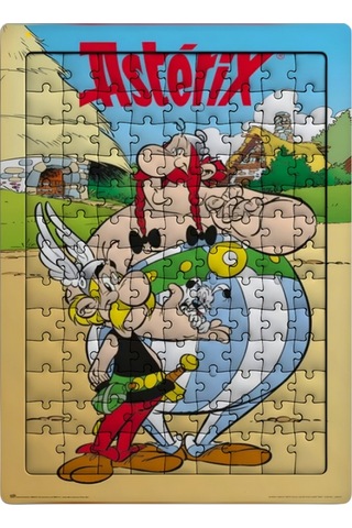 Ghostbastır Design Asterix 99 Parça Ayaklı Puzzle Dekoratif Çocuk Yapbozu 073