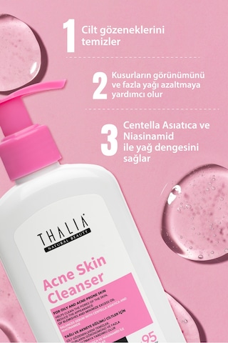 Thalia Salisilik Asit & Niacinamide İçerikli Yüz Temizleme Jeli 200 ML