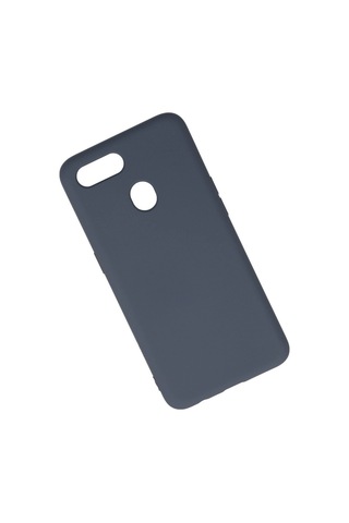 Oppo A12 Kılıf Nano İçi Kadife Silikon - Gri Çr