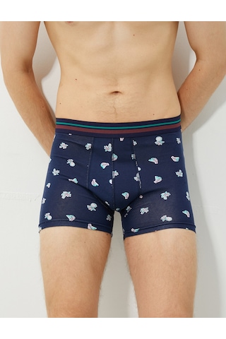 Koton 3'lü Boxer Seti Meyve Baskılı Pamuklu Lacivert Desenli 3slm90037mk Lacivert Desenli