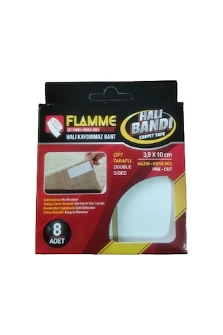 Hubrendy Çer Flamme Halı Kaydırmaz Pedler 8 Adet